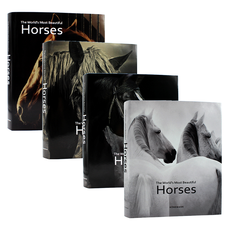 现货 The World's Most Beautiful Horses 世界上最美丽的马 来自不同大陆不同种类的马 摄影画册 进口原版 多语种 精装