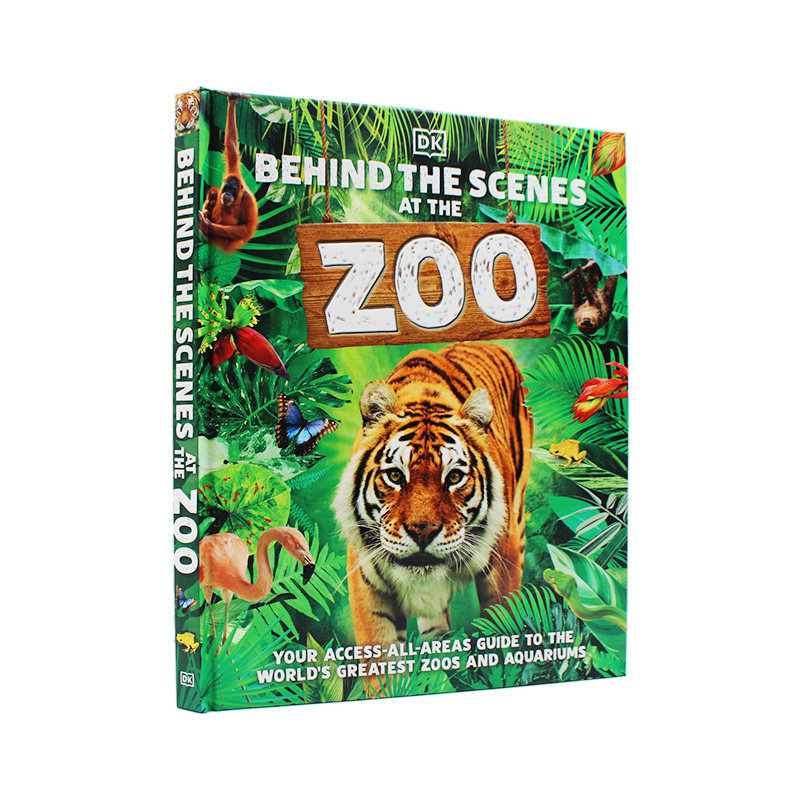 现货 dk百科 behind the scenes at the zoo 动物园的幕后 少儿科普