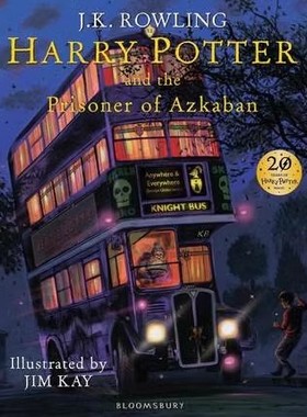 哈利·波特与阿兹卡班的囚徒(插图版）Harry Potter and the Prisoner of Azkaban JK罗琳 彩绘版艺术画册精装书籍英文原版小说