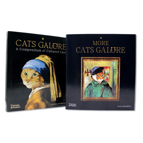 现货 名画名猫 两本套装 01+02 Cats Galore 猫的文艺复兴 猫猫艺术绘画画册 英文原版
