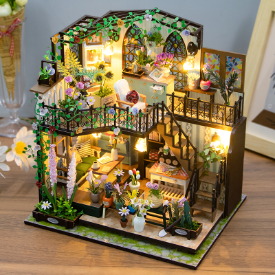 diy小屋达西花房阁楼别墅