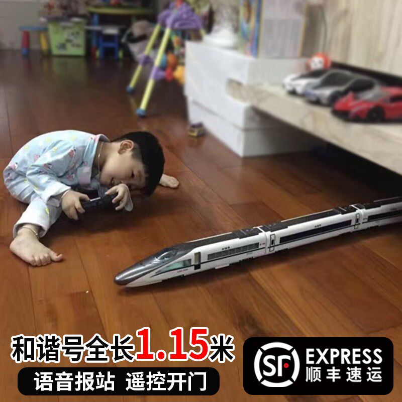 双鹰和谐号复兴号火车玩具儿童电动高铁动车模型充电仿真男孩礼物属于什么档次？