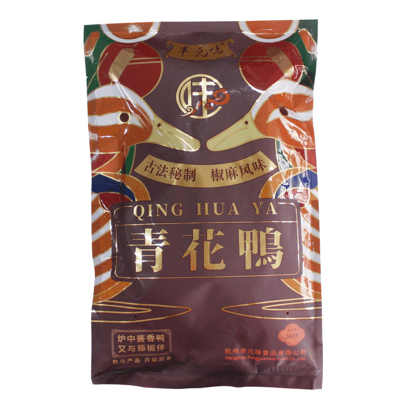 丰元味浙江杭州特产550g青花酱鸭