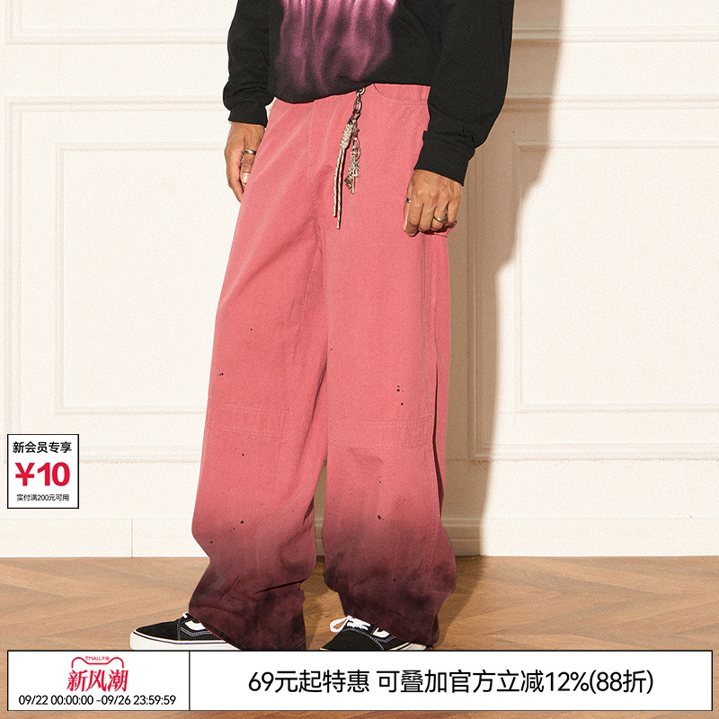 EMPTYREFERENCE宽松潮流工装裤