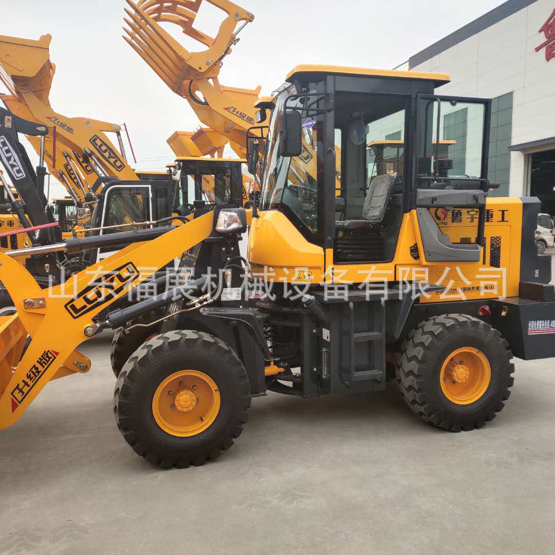 山东鲁宇鲁工铲车 粮斗装载机 加长臂高卸载抓木机