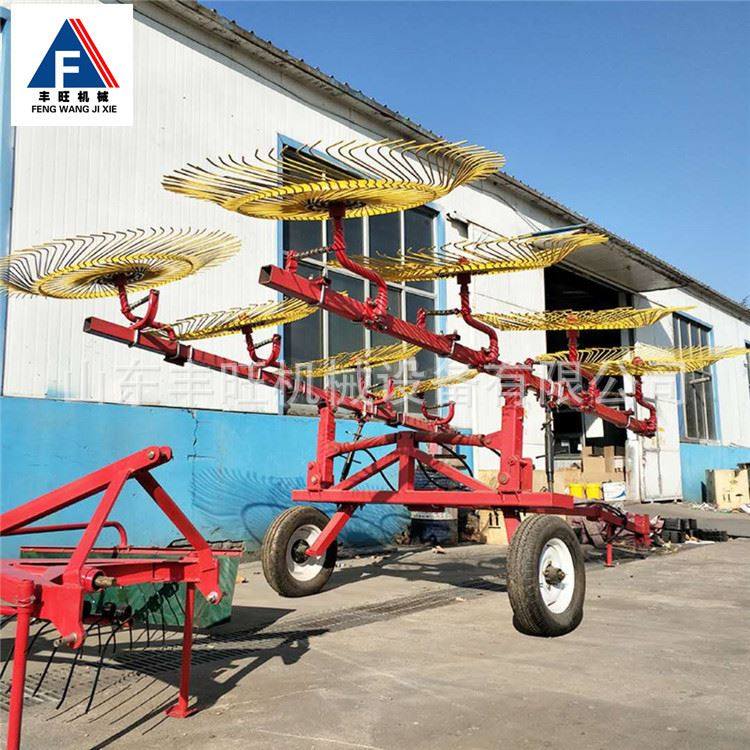 指盘式弹齿搂草机液压圆盘搂草机玉米秸秆稻草搂草耙子搂草机