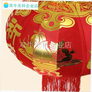 闽南可插香天公灯户外防晒折叠家E用天宫灯绸布防雨诞谢敬神红灯.