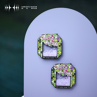 【杭州博物馆】城中有座山吴山楸雪文创流沙冰箱贴创意家居装饰