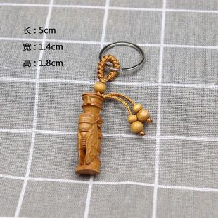 桃木木雕鸣惊人手把件木蝉木雕知了金蝉文玩招财把件竹节知了