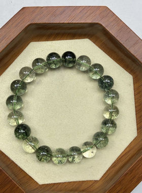 精选10mm绿幽灵手链手串5287