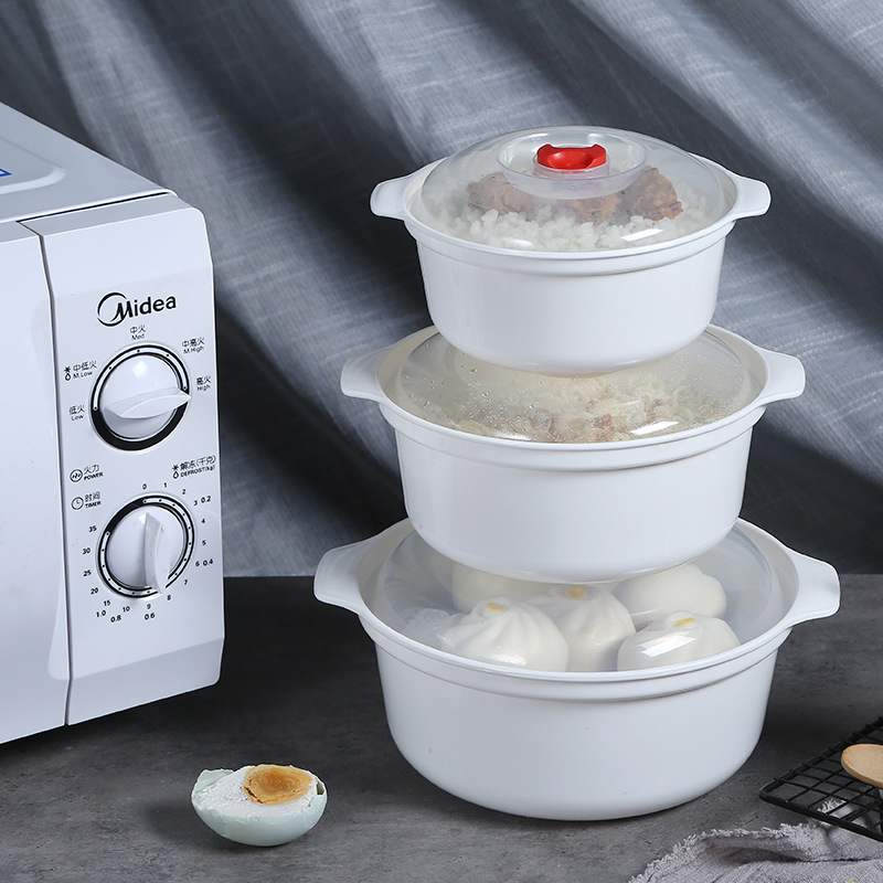 微波炉加热器皿家用热米饭容器饭盒保鲜盒泡面碗塑料带盖微波饭煲