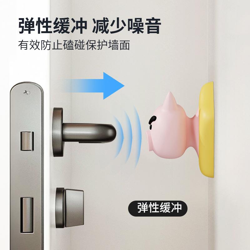 蜡笔小新系列防撞门挡浴室镜前挂钩免打孔桌角窗户直角防磕碰贴条