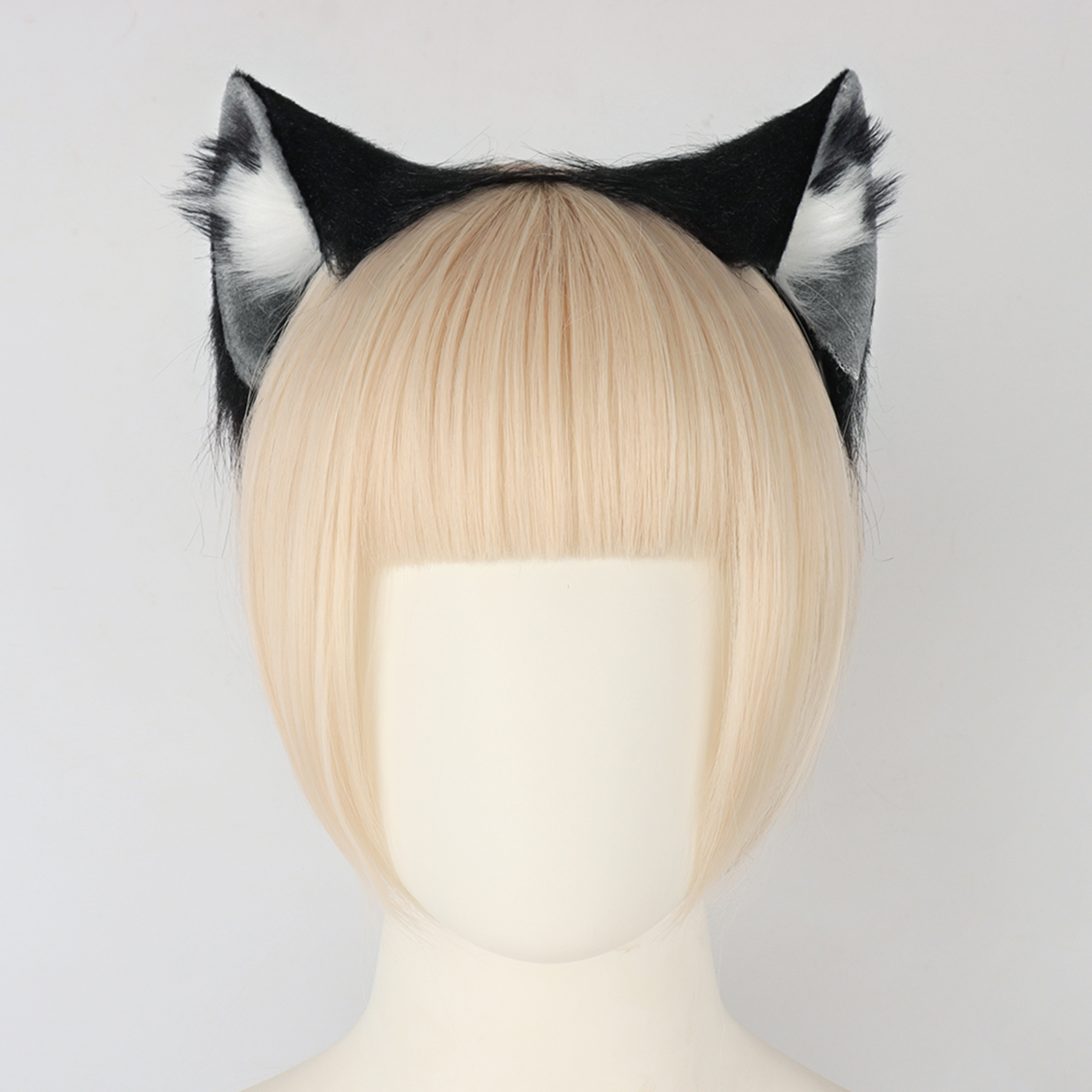 明日方舟剧作家cos猫耳发箍漫展