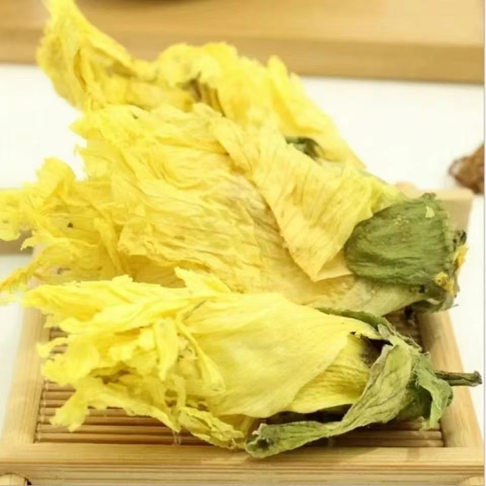 黄蜀葵 中药材 黄蜀葵花 黄秋葵花茶大蜀季花干货泡茶泡水新货