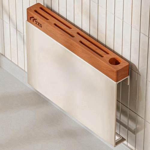 【高颜值】中古风榉木壁挂刀架