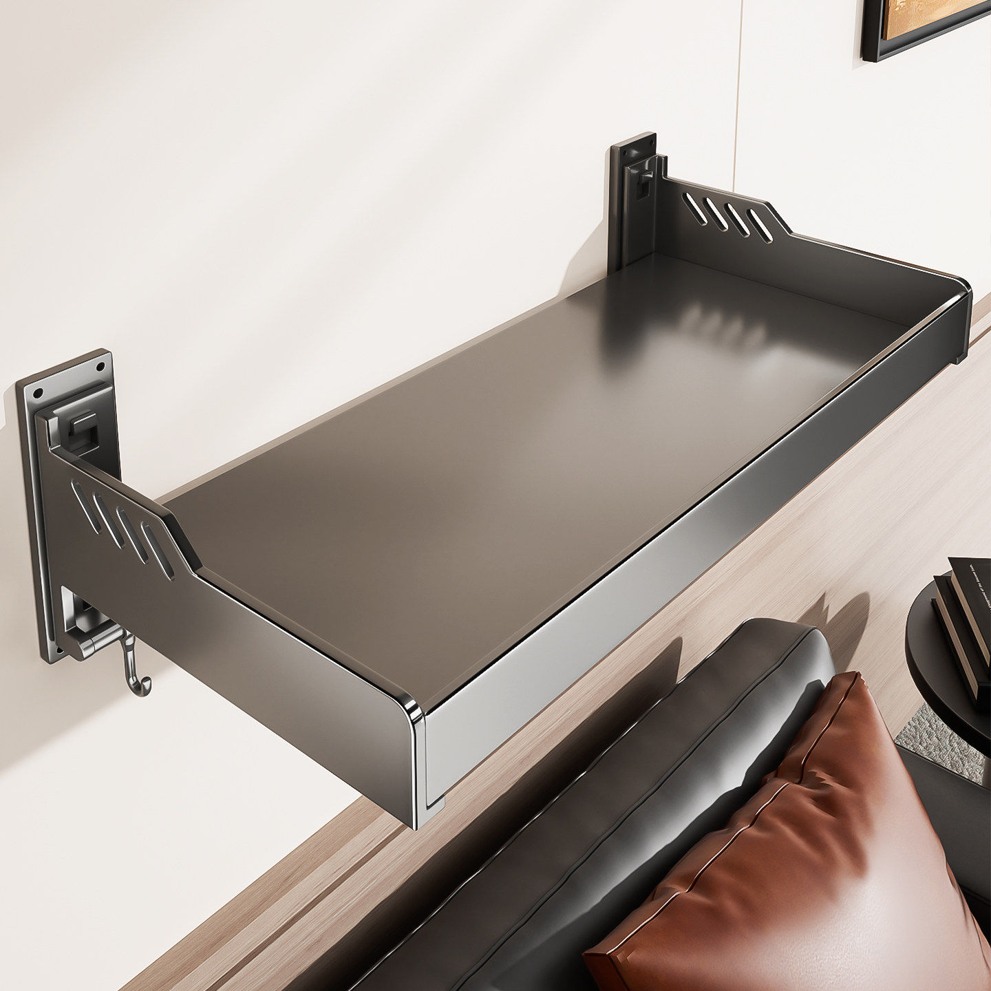 投影仪支架墙上壁挂床头置物架适用小米坚果极米当贝小明爱普生专用放置台万向云台沙发后天猫魔屏多功能架子