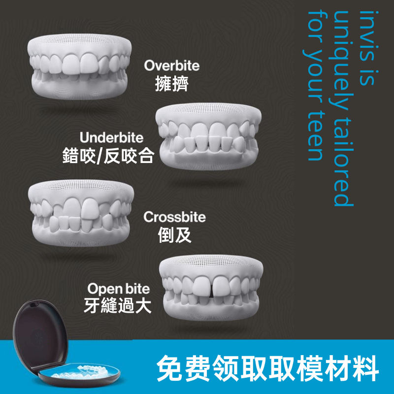 隐形牙套牙齿矫正器透明牙箍