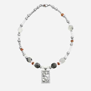 Hito STORE｜原创设计银龍龙吊坠玉石小众高级感时尚项链