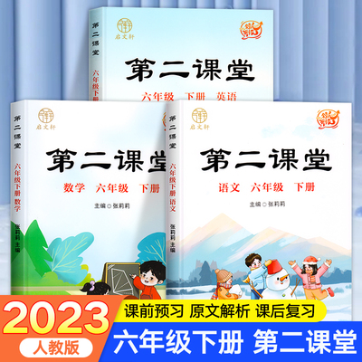 第二课堂笔记六年级下册语数英