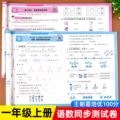 一年级上册试卷全套语文数学试卷测试卷练习题王朝霞培优100分人教版北师版苏教版单元期中期末卷子小学1年级同步练习册专项训练