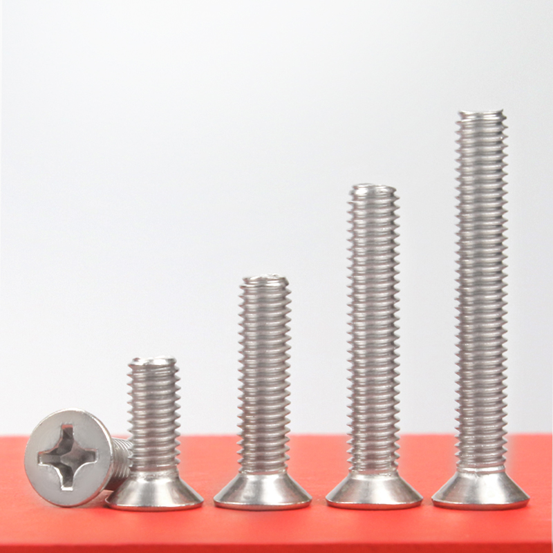 304不锈钢十字沉头螺丝钉平头M3*x24x26x28x32x38x42x48x55x60x65