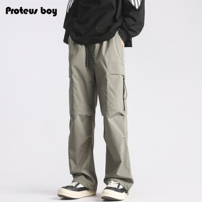 ProteusBoy户外休闲裤美式裤子男