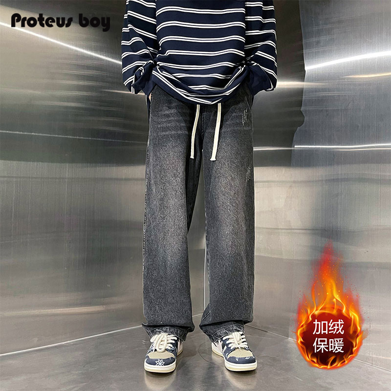ProteusBoy牛仔裤男新款休闲裤子