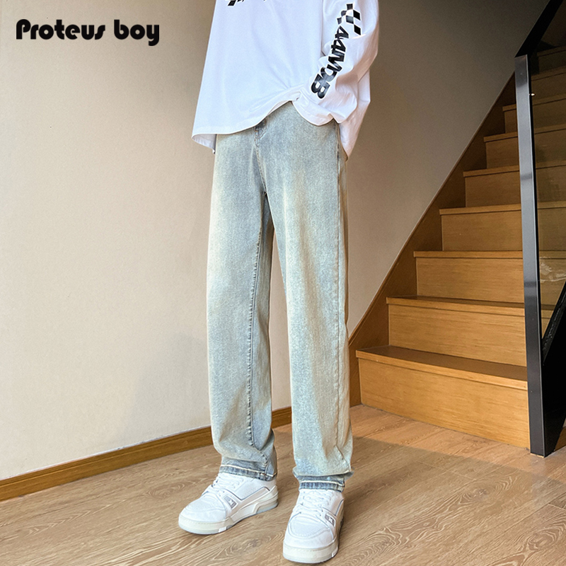 ProteusBoy牛仔裤男新款休闲裤子