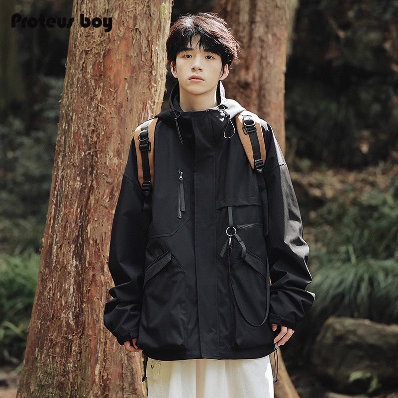 ProteusBoy连帽秋季休闲宽松