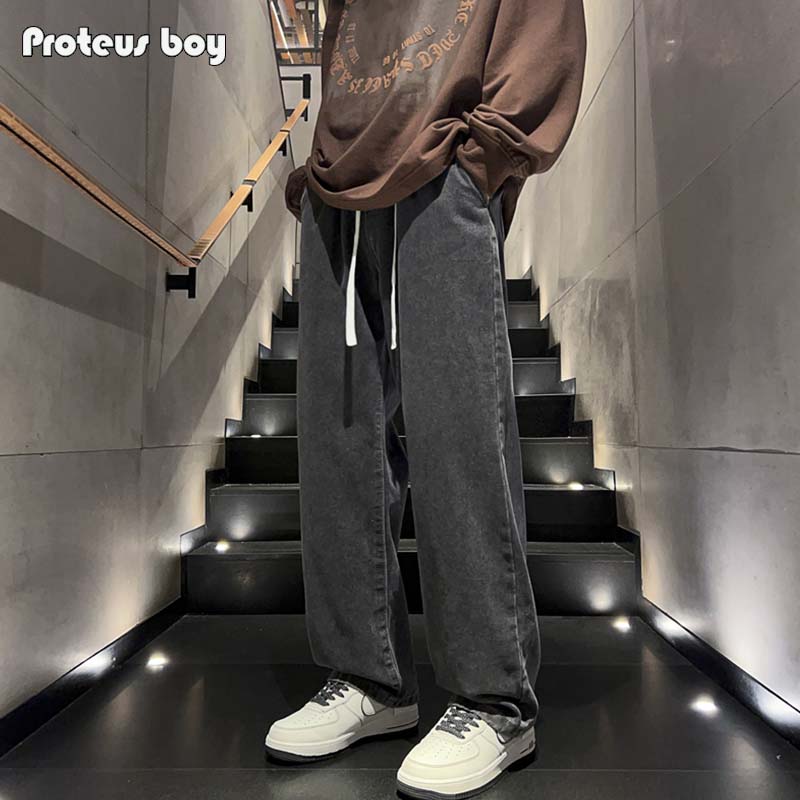 ProteusBoy牛仔裤男新款休闲裤子