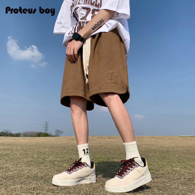 ProteusBoy户外休闲五分短裤男