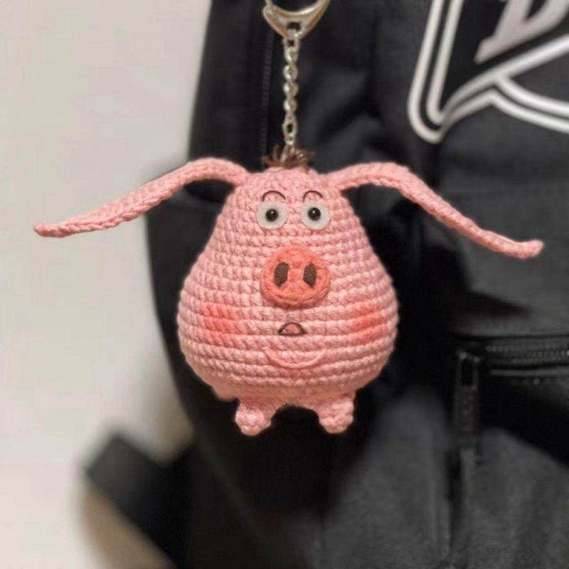 手工编织哪吒飞天猪材料包毛线钩针玩偶猪手工材料包魔童猪挂件,服饰配件/皮带/帽子/围巾,DIY编织材料包,淘宝优惠券,粉丝福利购,淘宝优惠卷