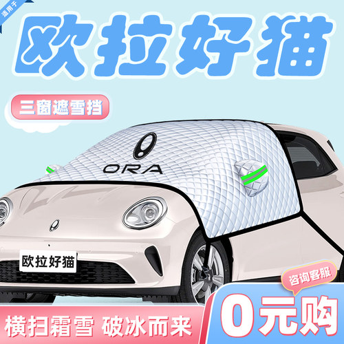 【适用于欧拉好猫】汽车遮雪挡