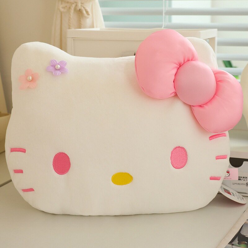 尚绒坊-花朵HelloKitty抱枕毛绒图片