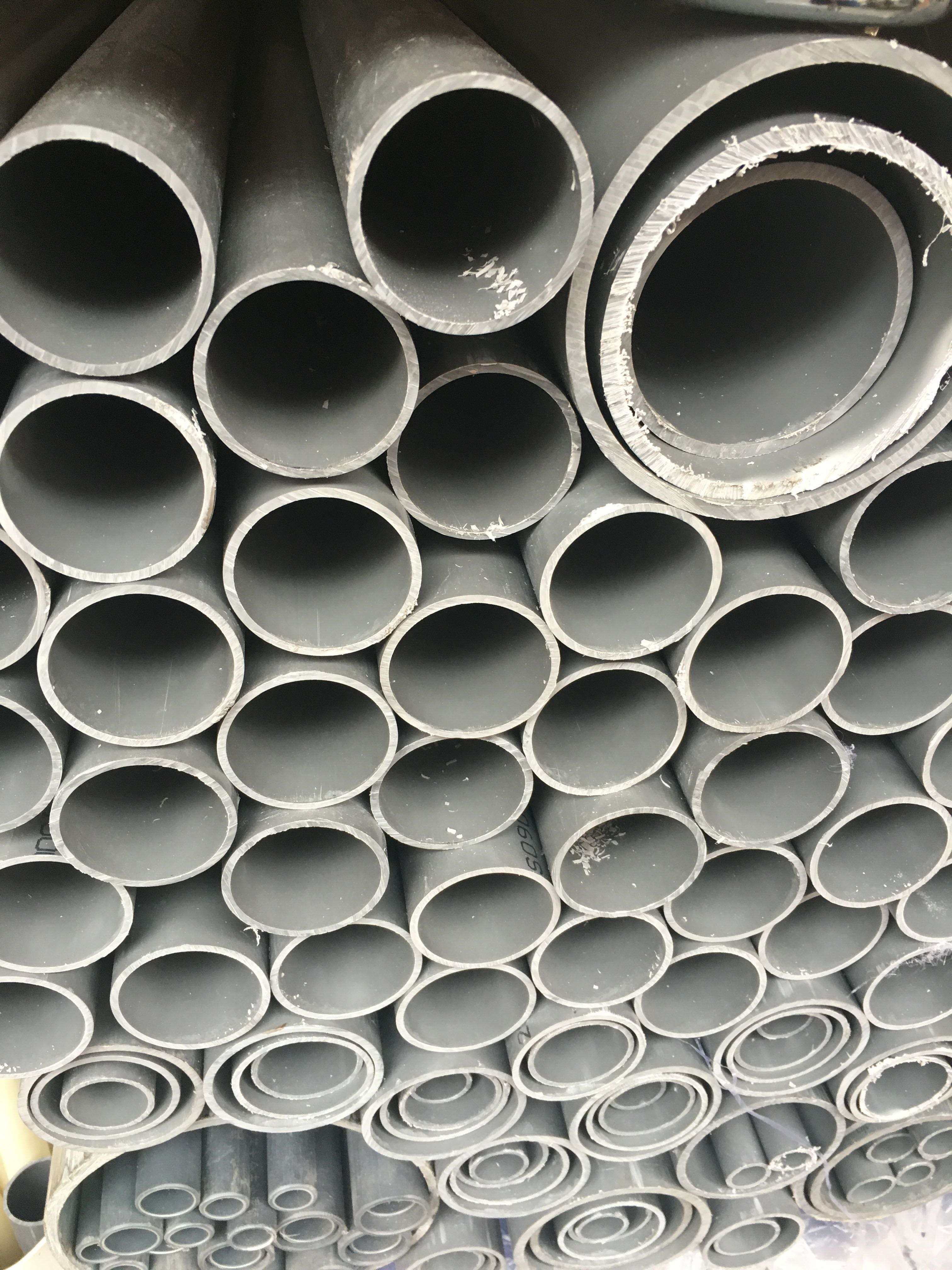 upvc管外径38mm 48mm 114mm水管塑料管加厚水管配件硬管鱼缸管