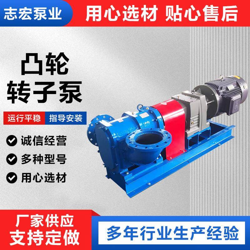 凸轮转子泵高粘度保温转子泵旋转活塞转子泵黏稠物料输送泵