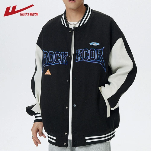 Warrior, бейсбольная трендовая японская форма, демисезонная брендовая куртка, в корейском стиле, оверсайз, увеличенная толщина