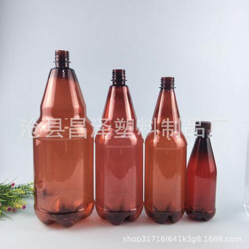 2.5升pet透明塑料瓶3斤2斤瓶茶色瓶大容量瓶2500ml塑料瓶28口径