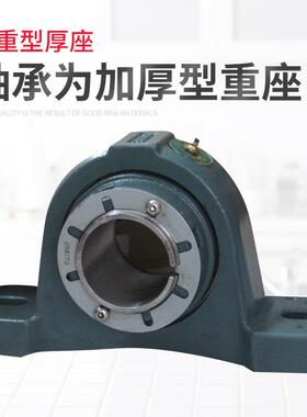 P2B-IP-211LE加厚带座轴承机械设备铸铁立式轴承座加工外球面轴承