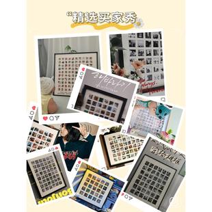 /九宫格情侣相框拼图定制照片打印加婚纱照挂墙摆台纪念