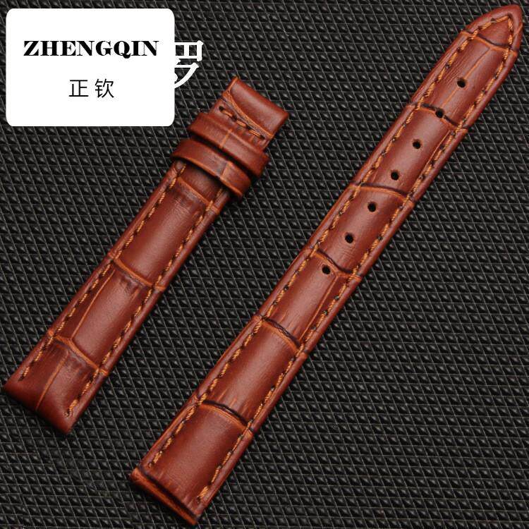 正钦适用手表带男女款真皮表带防水防汗通用DW天王浪琴卡西欧表带
