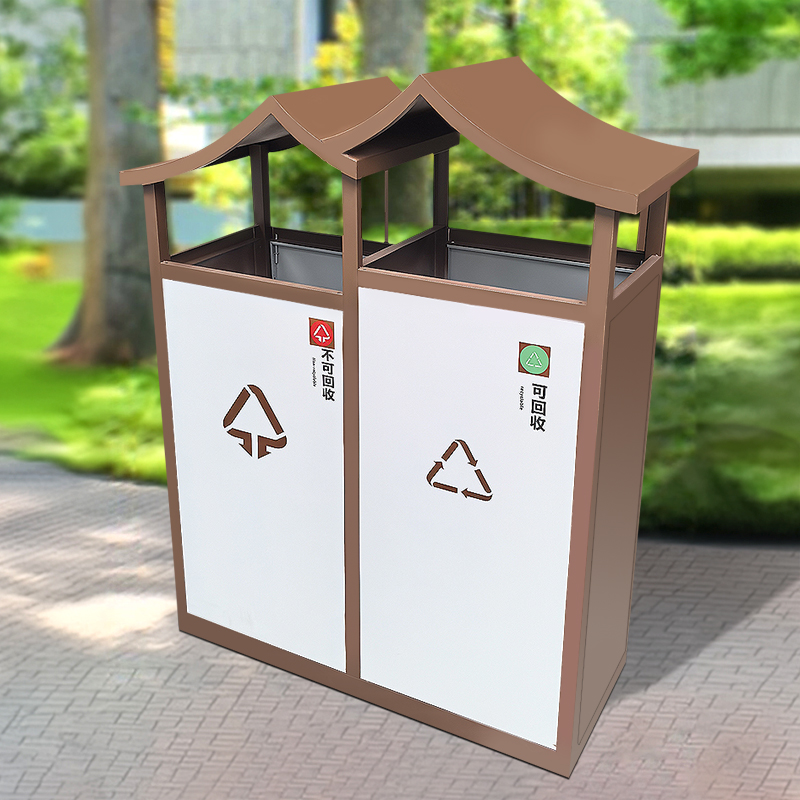 户外公园分类景区垃圾桶