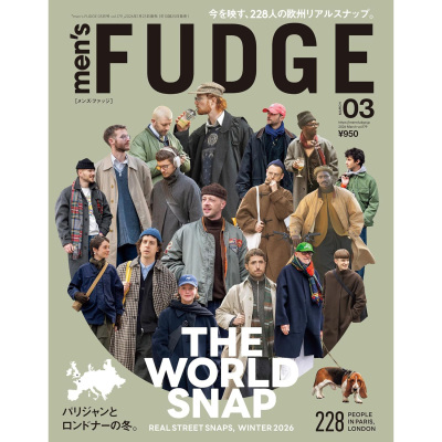 现货 日本原版 men's FUDGE 2026年3月号 03 Vol.179 日本简约男士服装搭配资讯 MENS
