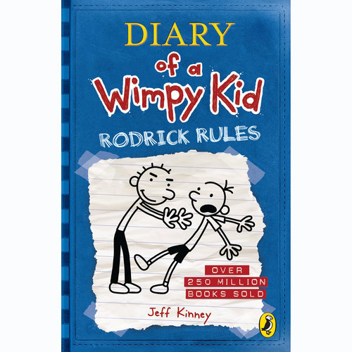 现货 英文 Diary of a Wimpy Kid: Rodrick Rules (Book 2)  小屁孩日记 儿童读物