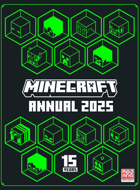 现货 英文版 Minecraft Annual 2025 庆祝游戏诞生15周年全新官方图解年鉴书原版进口图书