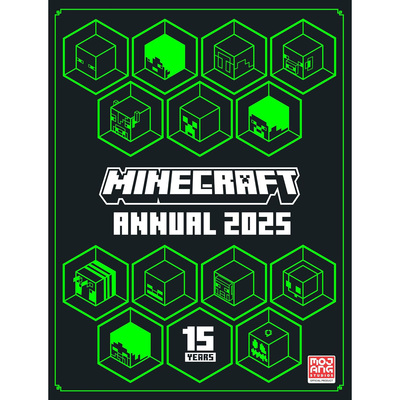 现货 英文版 Minecraft Annual 2025 庆祝游戏诞生15周年全新官方图解年鉴书原版进口图书