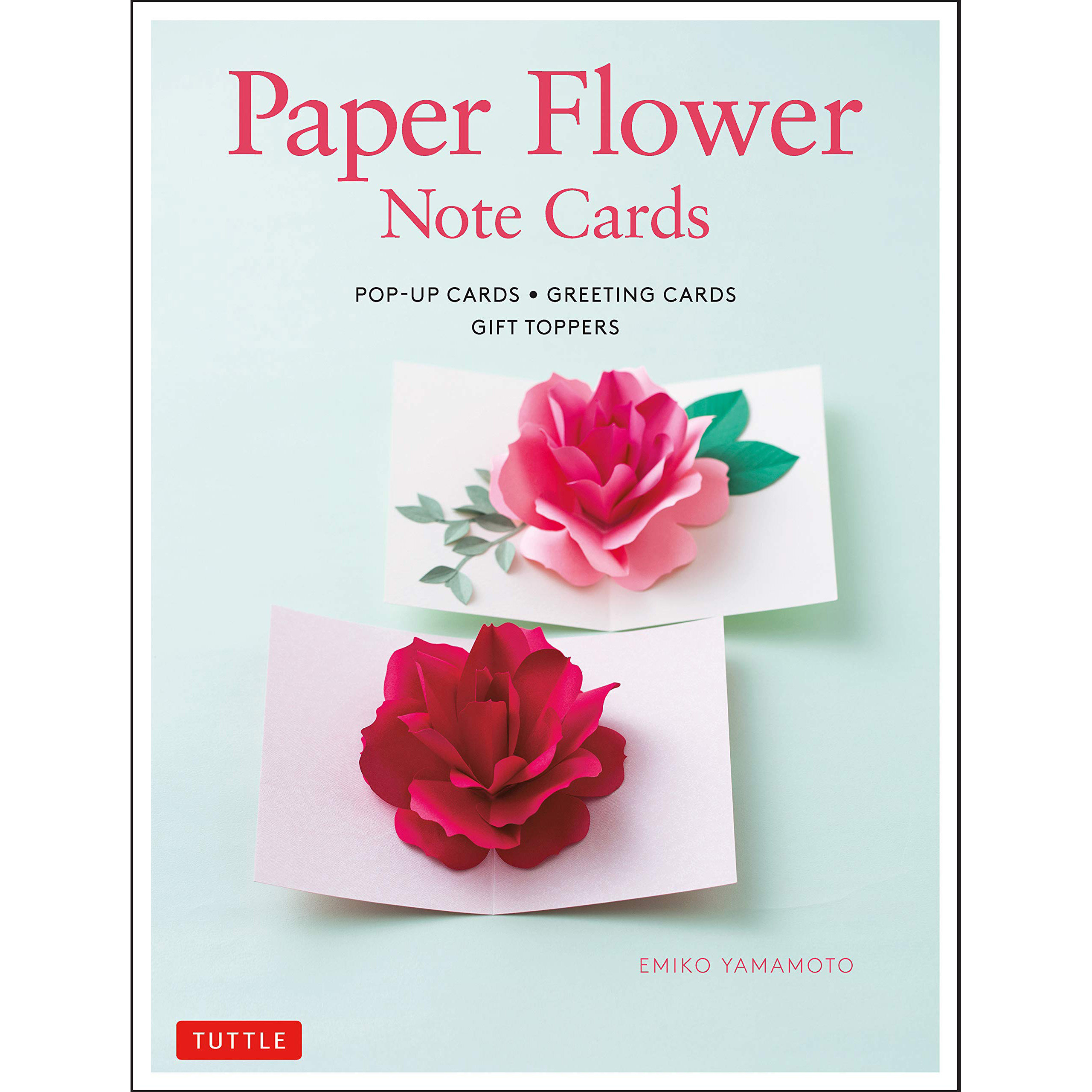 现货 Paper Flower Note Cards 纸花制作卡片贺卡手工艺术书 英文