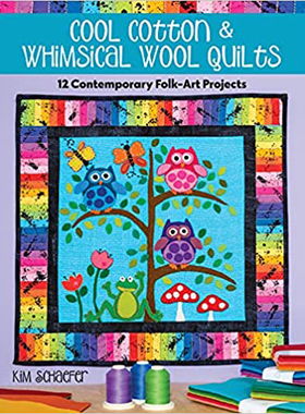 现货 英文原版 Cool Cotton & Whimsical Wool Quilts 被子编织图书 12个羊毛棉被创意制作