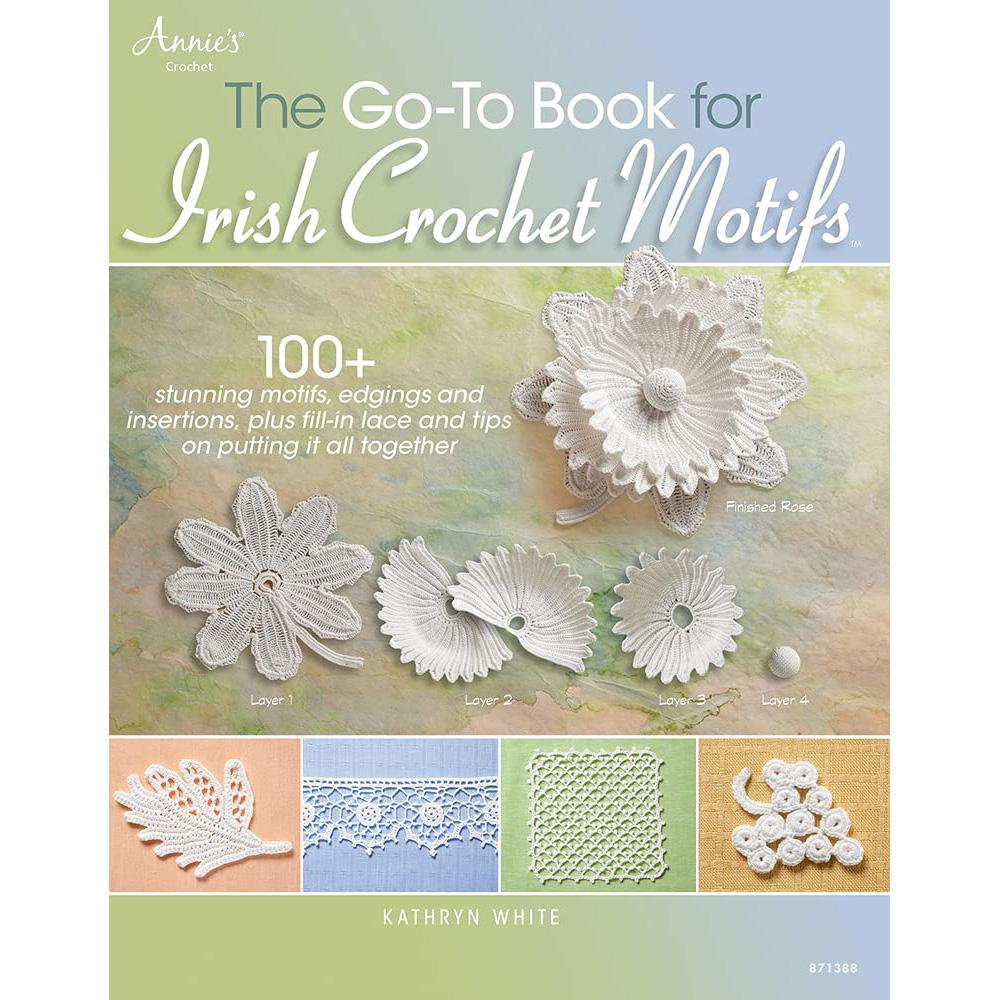 现货 the go-to book for irish crochet motifs爱尔兰钩针编织书