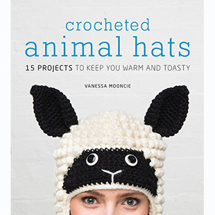 Crocheted Animal Hats 手工钩针编织图书 现货 15款 动物图案帽子